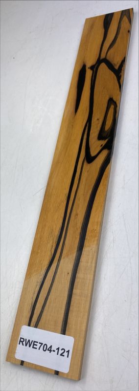 Fretboard Royal White Ebony, 520x75x9mm Unique Piece #121